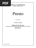 Presto: Silvius Leopold Weiss