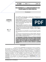 N-1826 Recebimento e Armazenamento de Equipamentos Mecanicos