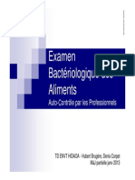 TD Examen Bacterio Aliments 2