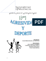 Trabajo de Agresividad y Deporte