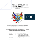 REINGENIERIA SISTEMA DE VAPOR Harina