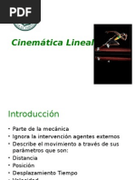 Cinemática Lineal