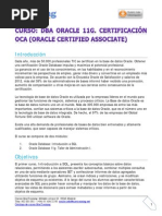 Curso DBA Oracle 11g Certificación Oca