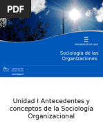 Sociología de Las Organizaciones