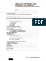 Indice para Analisis Estructural