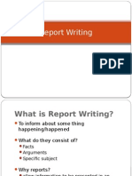 Report Writing - JNTU