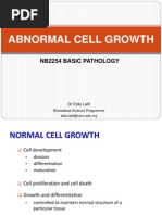 Pathology - Abnormal Cell Growth PDF