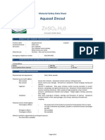 Zincsul Msds 2