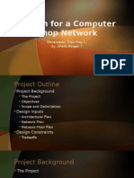 Design For A Computer Shop Network