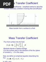 Mass Transfer Coefficient