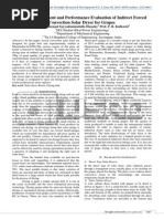 Design Development and Performance Evaluation of Indirect Forced Convection Solar Dryer For Grapes