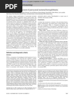 Diagnosis and Management of Paroxysmal Nocturnal Hemoglobinuria