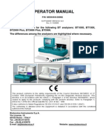 O.M. - 14.0 - BT1000 - BT1500 - BT2000 Plus - BT3000 - Plus - BT3500 PDF