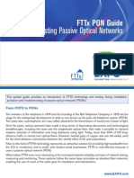 Testing Passive Optical Networks: FTTX Pon Guide