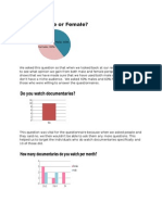 Summary of Audience Research For Documentary