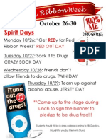 Red Ribbon Week Banner