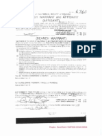 OCSD Seth Tunstall SW Affidavit