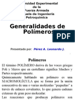 Generalidades de Polimeros