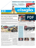 Edición Impresa El Siglo 23-10-2015