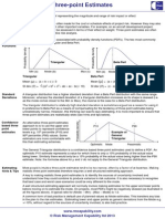 Capability Guidance Sheet - Three Point Estimates