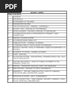 Security Survey of SITE