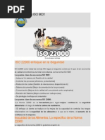 ISO 22000 Vs ISO 9001