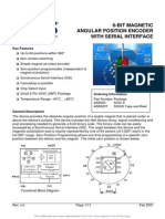 6-Bit Magnetic Angular Position Encoder With Serial Interface