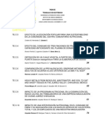 INDICE Trabajos en Extenso Tercer Congreso de Ciencias