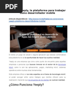 Conoce Yeeply, La Plataforma para Trabajar Como Desarrollador Mobile