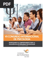 Programa Del VII Congreso Interncional Universidad Autonoma Del Perú