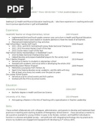 Joe Bassford Resume