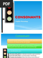 Consonants: English Phonology