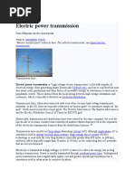 Electric Power Transmission