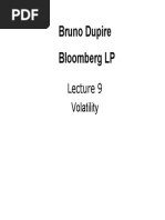 Bruno Dupire - Breakeven Volatility