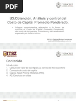 Analisis y Control Del Costo de Capital Promedio Ponderado.y Capm