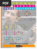 Patrones de Escalas para Guitarra