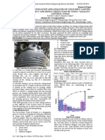 Investigation and Analysis of Cold Shut Casting Defect and Defect Reduction by Using 7 Quality Control Tools