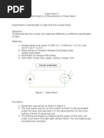 Experiment 1 PHY260