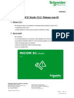 Release Note - 3 - MiCOM S1 Studio V3.5.1