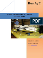 Bus Air Conditioner System Installation Instruction