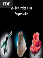 Propiedades de Los Minerales (Raya) y Minerales Nativos