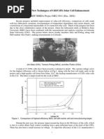 CdS-CdTe Solar Cell Tamara Potlog