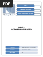 Guia Ejercicios Sistema de Lineas de Espera