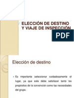 Eleccion de Destino y Viaje de Inspeccion PDF