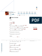 NEVER SURRENDER Chords - Corey Hart - E-Chords