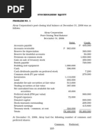 Shareholder S Equity Reviewer