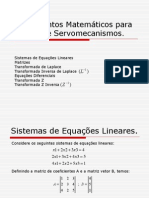 Fundamentos Matematicos para Controle e Servomecanismos