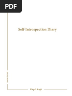 Kirpal Singh - Sant Mat - Self-Introspection Diary