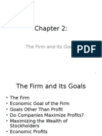 The Firm and Its Goals