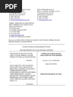 Dillon Taylor Wrongful Death Civil Rights Federal Complaint